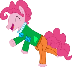 Size: 10800x10048 | Tagged: absurd resolution, artist:red-pear, bubble berry, derpibooru import, pinkie pie, rule 63, safe, simple background, solo, transparent background, vector