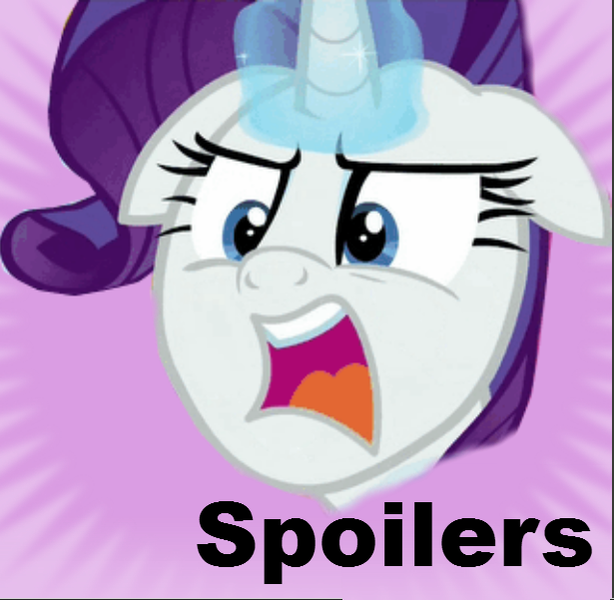 Size: 615x601 | Tagged: angry, derpibooru, derpibooru import, floppy ears, meta, no spoilers, rarity, reaction image, safe, solo, spoilered image, spoilered image joke, the saddle row review