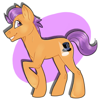 Size: 394x395 | Tagged: artist:scooteson1, cutie mark, derpibooru import, raised hoof, safe, solo, tender taps