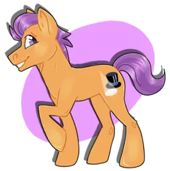 Size: 394x395 | Tagged: artist:scooteson1, cutie mark, derpibooru import, raised hoof, safe, solo, tender taps