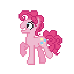 Size: 256x256 | Tagged: adoraberry, artist:chaosfission, bubble berry, cute, derpibooru import, desktop ponies, pinkie pie, pixel art, rule 63, rule63betes, safe, simple background, solo, transparent background