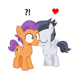 Size: 700x700 | Tagged: artist:lunaticdawn, blushing, derpibooru import, gay, kissing, male, rumble, rumbletaps, safe, shipping, simple background, surprised, surprise kiss, tender taps, transparent background, vector