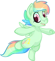 Size: 1602x1781 | Tagged: artist:paintsplatter, derpibooru import, magical lesbian spawn, oc, oc:prism dancer, offspring, parent:misty fly, parent:rainbow dash, parents:rainbowfly, safe, solo, unofficial characters only