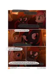 Size: 3541x5016 | Tagged: safe, artist:gashiboka, derpibooru import, doctor whooves, roseluck, time turner, oc, oc:firestorm, pony, comic:recall the time of no return, absurd resolution, comic, doctor who, male, patreon, patreon logo, stallion