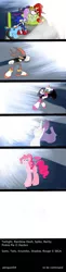 Size: 1024x4216 | Tagged: safe, artist:penguin04, derpibooru import, pinkie pie, rainbow dash, rarity, spike, twilight sparkle, twilight sparkle (alicorn), alicorn, pony, absurd resolution, comic, crossover, knuckles the echidna, master emerald, miles "tails" prower, pinkie being pinkie, rouge the bat, shadow the hedgehog, sonic the hedgehog, sonic the hedgehog (series)