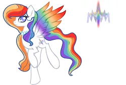 Size: 1043x704 | Tagged: artist:crystalmoon101, derpibooru import, oc, oc:aurora, offspring, parent:prince blueblood, parent:rainbow dash, parents:bluedash, safe, simple background, transparent background, unofficial characters only