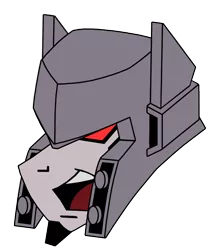Size: 638x750 | Tagged: artist:combatkaiser, crossover, derpibooru import, megatron, ponified, safe, simple background, transformers, transformers animated, transparent background