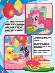 Size: 1210x1600 | Tagged: angry, applejack, cake, comic, derpibooru import, food, merchandise, norway, norwegian, pinkie pie, safe, spike, translation, twilight sparkle