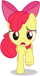 Size: 3000x5738 | Tagged: apple bloom, artist:caliazian, derpibooru import, one bad apple, open mouth, safe, simple background, solo, transparent background, vector