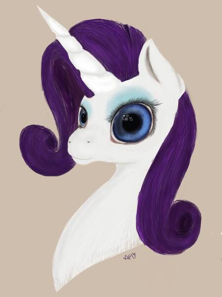 Size: 810x1080 | Tagged: safe, artist:rosethevampiremare, derpibooru import, rarity, bust, creepy, portrait, solo, uncanny valley