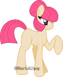 Size: 600x724 | Tagged: safe, artist:t-aroutachiikun, derpibooru import, oc, oc:garnet pie, unofficial characters only, offspring, parent:cheese sandwich, parent:pinkie pie, parents:cheesepie, solo