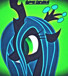 Size: 1844x2053 | Tagged: artist:quanxaro, changeling, changeling queen, derpibooru import, female, queen chrysalis, safe, solo