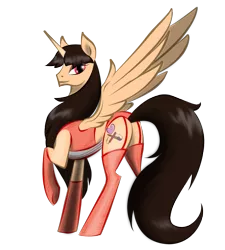 Size: 1331x1480 | Tagged: suggestive, artist:cloclo2388, derpibooru import, oc, oc:spring beauty, unofficial characters only, alicorn, pony, alicorn oc, clothes, female, lingerie, solo, solo female