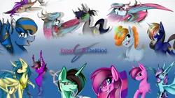 Size: 2048x1152 | Tagged: artist:eyesorefortheblind, derpibooru import, oc, oc:blissful memory, oc:crescent moon, oc:crystal gaze, oc:dashing stride, oc:frigid spring, oc:half moon, oc:lucid dreamer, oc:orchid blossom, oc:scarlet fang, oc:silver wings, oc:wave length, ponysona, safe, signature, unofficial characters only, youtube