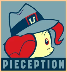 Size: 1602x1710 | Tagged: artist:labyrinthmaster, clone, derpibooru import, hope poster, inception, parody, pinkie pie, poster, propaganda, safe, shepard fairey, the clone that got away, the saddle row review