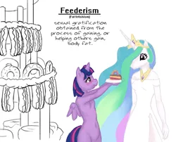 Size: 1280x1034 | Tagged: alicorn, anthro, artist:sehad, barbie doll anatomy, big book of fetishes, blushing, cake, cakelestia, derpibooru import, feeder, female, food, lesbian, marzipan mascarpone meringue madness, nudity, princess celestia, shipping, simple, sketch, suggestive, this will end in weight gain, twilestia, twilight sparkle, twilight sparkle (alicorn)