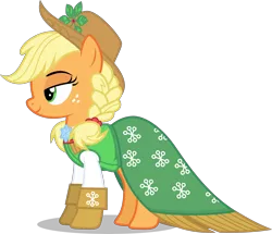 Size: 6450x5550 | Tagged: absurd resolution, a hearth's warming tail, applejack, artist:cencerberon, colored, derpibooru import, safe, show accurate, simple background, solo, spirit of hearth's warming past, .svg available, transparent background, vector