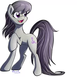 Size: 3000x3000 | Tagged: artist:chaosangeldesu, backwards cutie mark, cute, derpibooru import, octavia melody, safe, simple background, smiling, solo