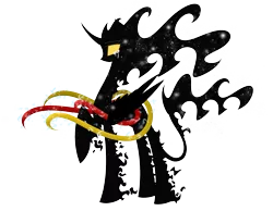 Size: 1762x1370 | Tagged: safe, artist:australian-senior, derpibooru import, ponified, alicorn, kirin, kirindos, alternate universe, corrupted, crying, glados, image, nightmarified, png, portal (valve), simple background, solo, transparent background