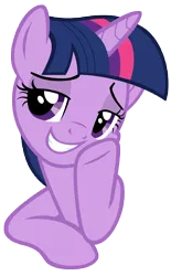 Size: 7000x11280 | Tagged: safe, artist:tardifice, derpibooru import, twilight sparkle, twilight sparkle (alicorn), alicorn, pony, the saddle row review, absurd resolution, female, grin, mare, simple background, smiling, smuglight sparkle, solo, transparent background, vector