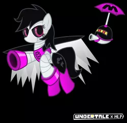 Size: 1900x1841 | Tagged: safe, artist:psaga90, derpibooru import, rainbow dash, tank, crossover, mettaton, mettaton ex, simple background, solo, undertale