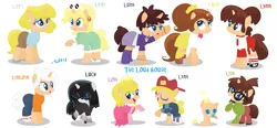 Size: 1024x476 | Tagged: artist:xxtuff-pegasisterxx, derpibooru import, lana loud, leni loud, lily loud, lincoln loud, lisa loud, lola loud, lori loud, luan loud, lucy loud, luna loud, lynn loud, ponified, safe, the loud house