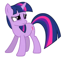 Size: 4400x4088 | Tagged: safe, artist:estories, derpibooru import, twilight sparkle, pony, unicorn, magical mystery cure, absurd resolution, confused, female, mare, sad, simple background, solo, transparent background, unicorn twilight, vector