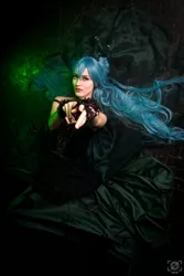 Size: 1333x2000 | Tagged: artist:renshuher, clothes, cosplay, costume, derpibooru import, human, irl, irl human, photo, queen chrysalis, safe, solo