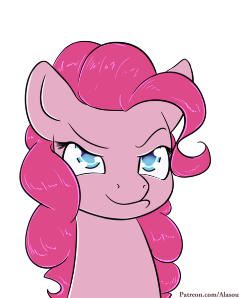 Size: 900x1125 | Tagged: artist:alasou, derpibooru import, patreon, pinkie pie, pouting, safe, simple background, solo, transparent background