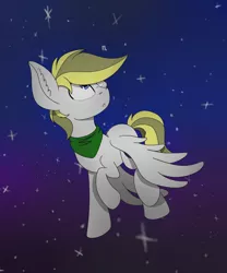 Size: 2500x3000 | Tagged: safe, artist:theartistsora, derpibooru import, oc, oc:snowy sprinkles, unofficial characters only, pegasus, pony, solo, space, stars