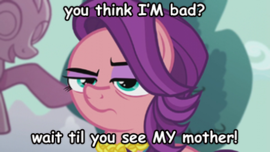 Size: 533x300 | Tagged: safe, derpibooru import, edit, edited screencap, screencap, spoiled rich, earth pony, pony, crusaders of the lost mark, caption, female, image macro, mare, meme, solo, text