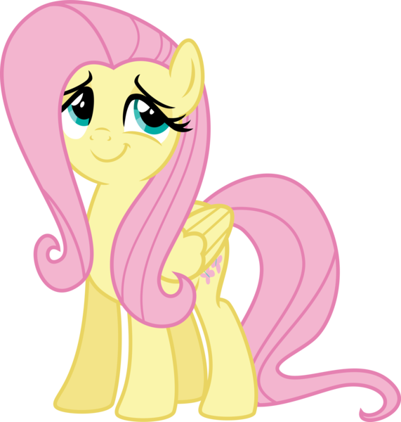 Size: 4991x5244 | Tagged: absurd resolution, artist:osipush, cute, derpibooru import, flutter brutter, fluttershy, happy, inkscape, lidded eyes, looking up, safe, shyabetes, simple background, smiling, smirk, smug, solo, :t, transparent background, vector