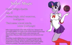 Size: 1280x800 | Tagged: anthro, artist:sailormod, bio, derpibooru import, safe, sailor magic, sailor ponies, solo, twilight sparkle