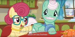 Size: 1920x970 | Tagged: safe, derpibooru import, screencap, gentle breeze, posey shy, pony, flutter brutter, discovery family logo, meme, shys, youtube caption