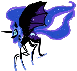 Size: 1950x1775 | Tagged: artist:lunar-march, derpibooru import, minimalist, nightmare moon, safe, solo