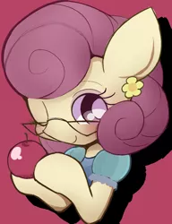 Size: 1113x1448 | Tagged: safe, artist:ccc, derpibooru import, posey shy, pegasus, pony, flutter brutter, female, glasses, mare, solo