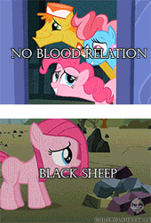 Size: 217x320 | Tagged: safe, derpibooru import, edit, edited screencap, screencap, carrot cake, cup cake, igneous rock pie, limestone pie, marble pie, pinkie pie, animated, caption, carrot cup, female, image macro, male, meme, pie family, pie sisters, quartzrock, siblings, simple background, sisters, transparent background