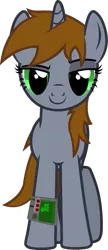 Size: 315x731 | Tagged: safe, artist:raindashesp, derpibooru import, oc, oc:littlepip, unofficial characters only, pony, unicorn, fallout equestria, fanfic, bedroom eyes, fanfic art, female, mare, pipbuck, simple background, solo, transparent background, wingding eyes