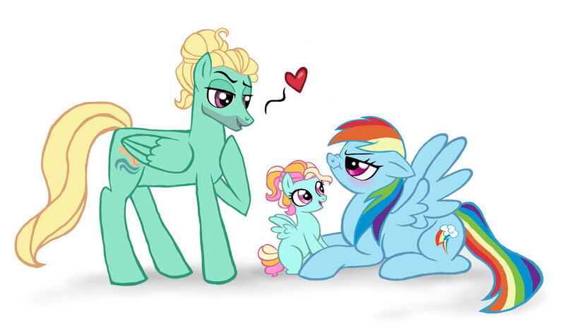 Size: 1024x599 | Tagged: artist:cascayd, cute, derpibooru import, female, flutter brutter, heart, male, oc, oc:crosswind, offspring, parent:rainbow dash, parents:zephdash, parent:zephyr breeze, rainbow dash, safe, scrunchy face, shipping, straight, tsunderainbow, tsundere, zephdash, zephyr breeze