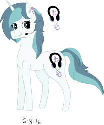 Size: 767x921 | Tagged: artist:icecreamwonder, derpibooru import, oc, oc:skylights, offspring, parent:neon lights, parents:vinylights, parent:vinyl scratch, safe, solo, unofficial characters only