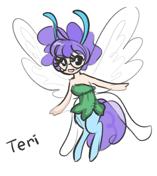 Size: 600x674 | Tagged: safe, artist:mt, derpibooru import, oc, oc:teri, unofficial characters only, satyr, glasses, offspring, parent:breezette, solo