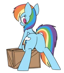 Size: 894x1020 | Tagged: safe, artist:mr. rottson, deleted from derpibooru, derpibooru import, rainbow dash, pegasus, pony, dock, plot, simple background, solo, transparent background