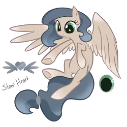 Size: 2500x2500 | Tagged: safe, artist:theresamooseloose, derpibooru import, oc, oc:stone heart, unofficial characters only, pegasus, pony, solo
