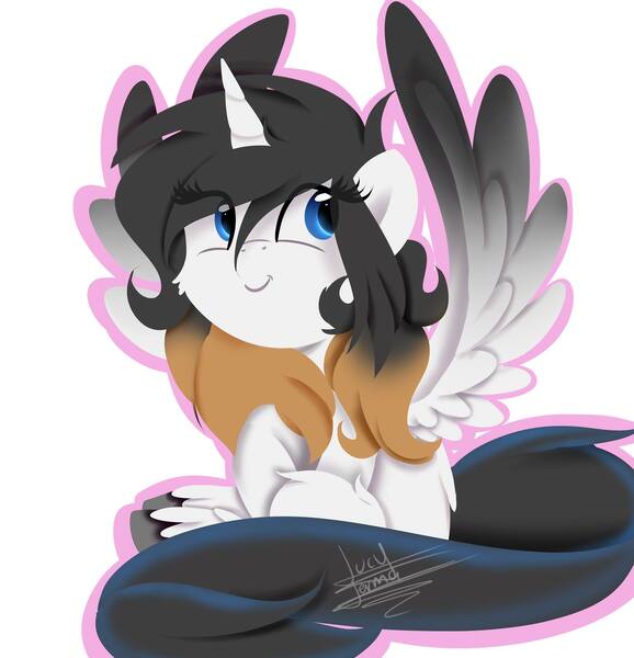 Size: 1972x2048 | Tagged: safe, artist:scarlett-letter, derpibooru import, oc, oc:scarlett letter, unofficial characters only, alicorn, pony, alicorn oc, cute, female, mare, solo