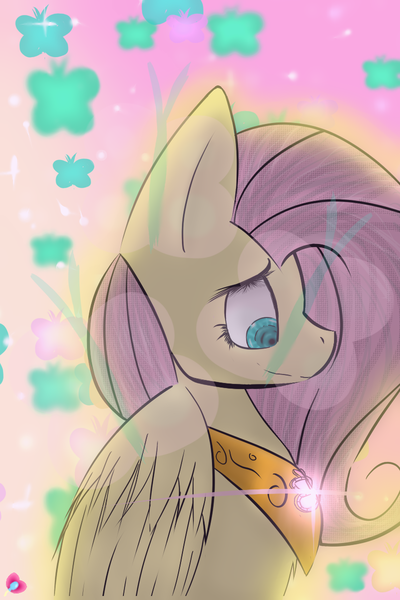 Size: 800x1200 | Tagged: artist:pinkiepie05, derpibooru import, element of kindness, fluttershy, safe, solo