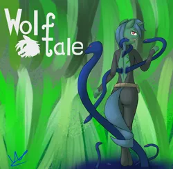 Size: 920x898 | Tagged: anthro, artist:wolfy-pony, crossover, derpibooru import, oc, pose, safe, snake, unguligrade anthro, unofficial characters only