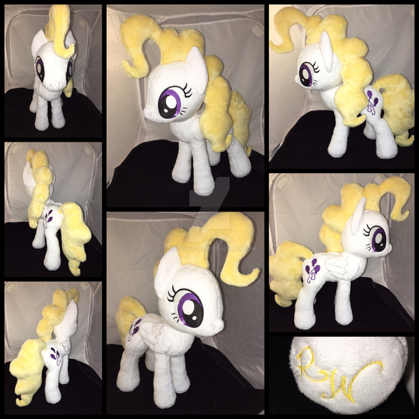 Size: 1600x1600 | Tagged: artist:rubiowolf, derpibooru import, irl, photo, plushie, safe, surprise, watermark