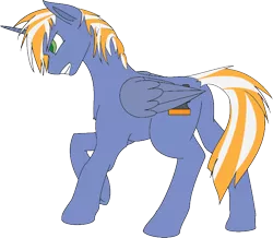 Size: 712x620 | Tagged: safe, artist:nymphanon, derpibooru import, oc, oc:alloy shaper, unofficial characters only, alicorn, pony, fallout equestria, fallout equestria: wasteland economics, solo, species swap