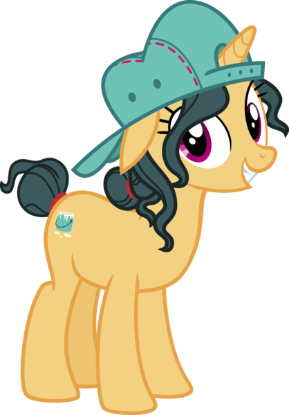 Size: 9000x12920 | Tagged: safe, artist:cheezedoodle96, artist:luckreza8, derpibooru import, edit, vector edit, fresh coat, pony, spice up your life, .svg available, absurd resolution, backwards ballcap, cute, female, floppy ears, happy, hat, inkscape, mare, nude edit, simple background, smiling, solo, transparent background, vector