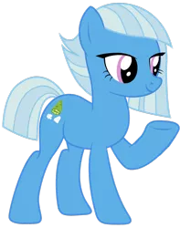 Size: 1024x1298 | Tagged: safe, artist:blah23z, color edit, derpibooru import, edit, limestone pie, trixie, pony, unicorn, colored, female, mare, raised hoof, recolor, simple background, solo